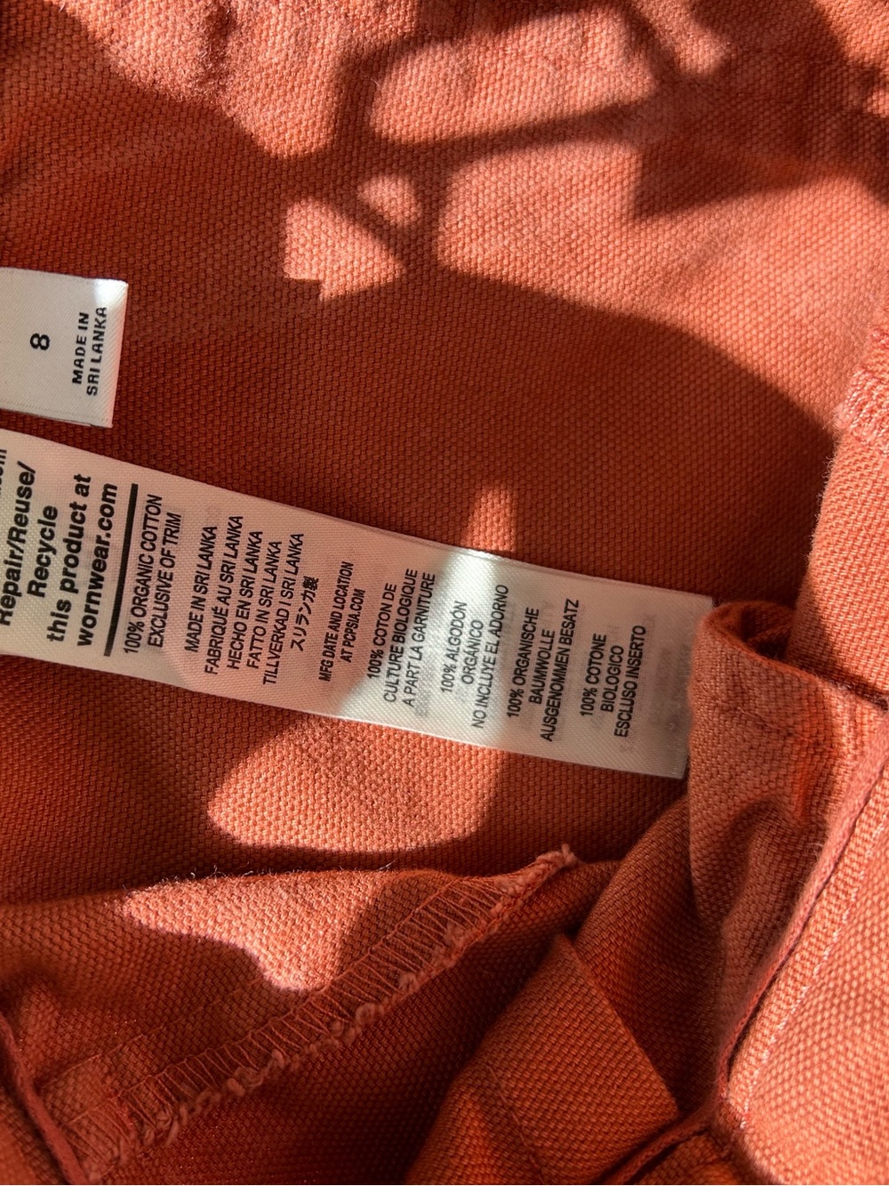 Patagonia Stand Up Pants in Burnt Orange - Picture 5 of 5